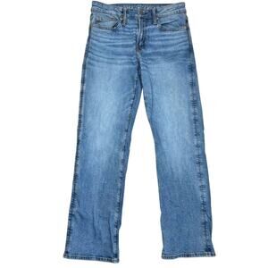 American Eagle Airflex + Jeans Mens 28x29 Original Bootcut Stretch Blue EUC